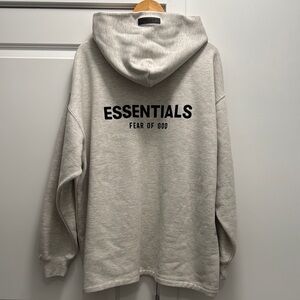 Fear of God Essentials Gray Hoodie